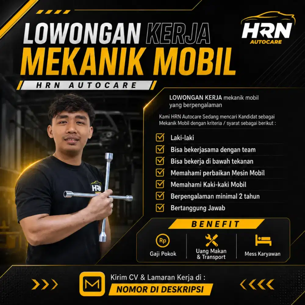 LOWONGAN KERJA MEKANIK KAKI-KAKI