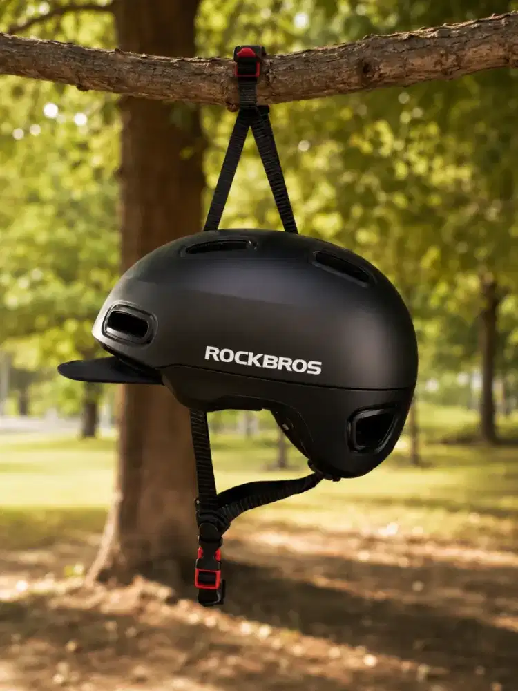 Helm Sepeda ROKBROS WT09, Ringan Tahan Goncangan EPS Utralight Adjust