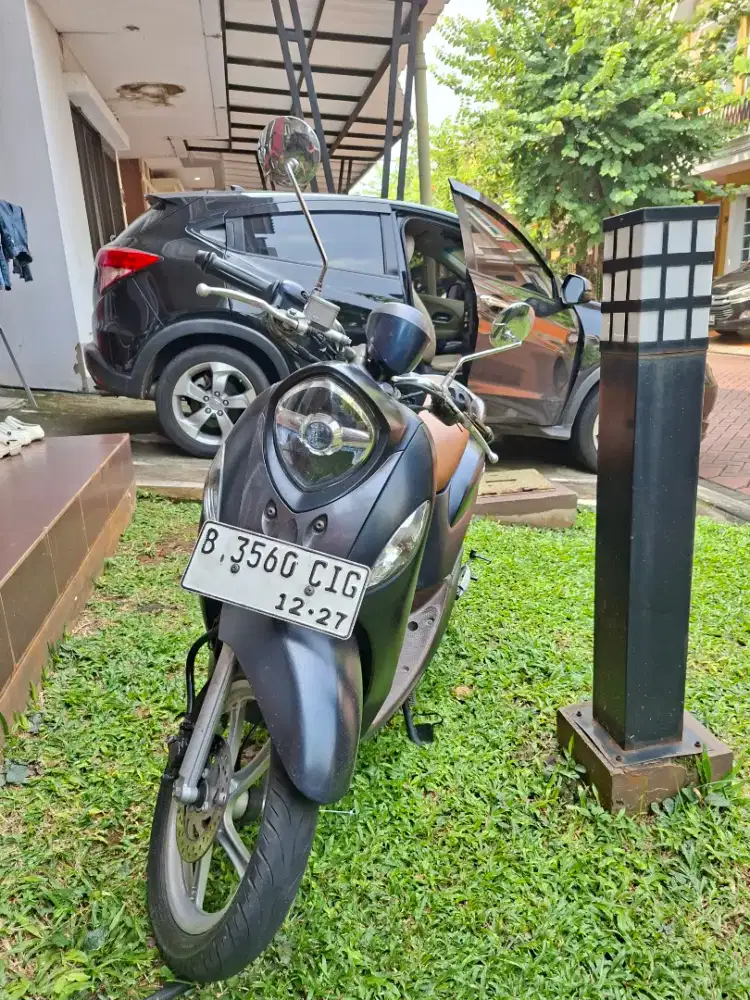 Fino Grande lampu LED 125cc Th 2017 Biru