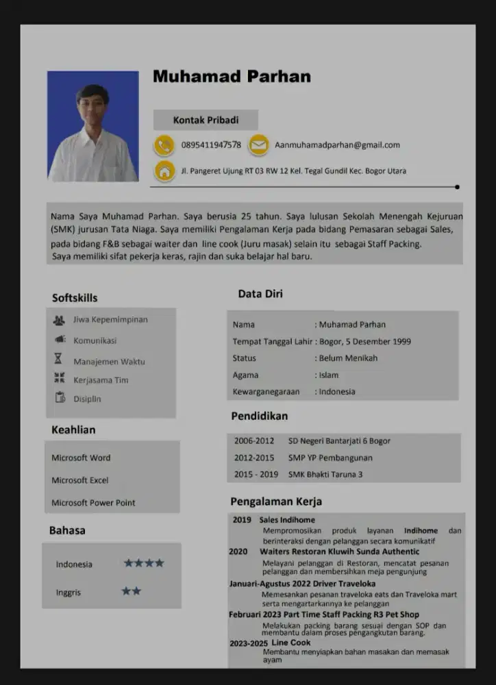 Mencari pekerjaan
