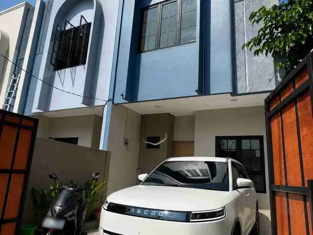 rumah di jual di jatibening dekat lrt tol jatibening 959juta 2 lantai