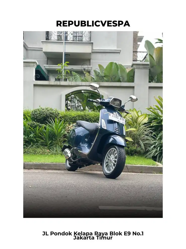 PIAGGIO VESPA SPRINT 150 3V IE TH 2014 WARNA BLUE MIDNIGHT