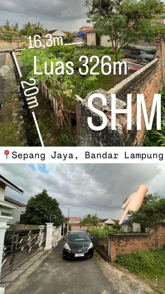Tanah MBK wayhalim sepang jaya labuhan ratu bandar lampung murah bu