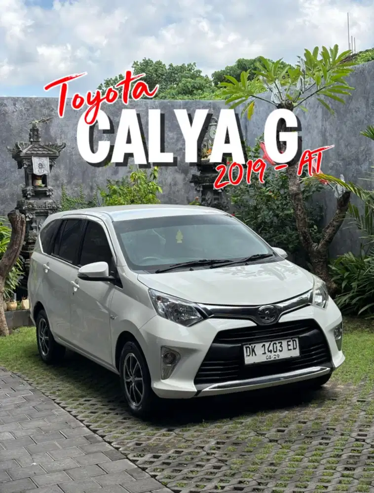 TOYOTA CALYA G MATIC 2019 ASLI BALI KM 30 EB SEPERTI BARU