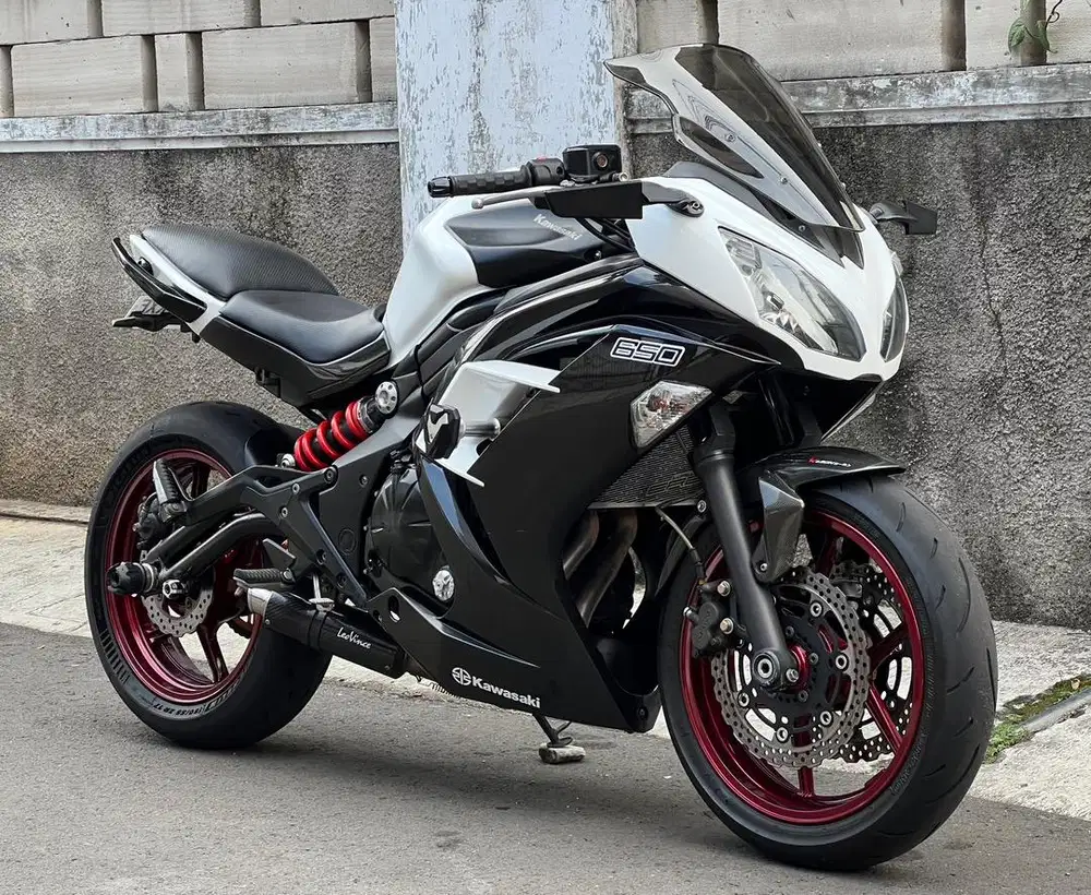 Kawasaki ER6f low KM 19rb mulus like new putih 650 er6 er 6f 2012