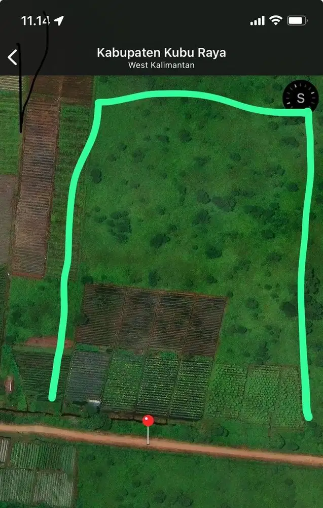Dijual tanah lokasi strategi. Cocok untuk perkebunan sawit, perumahan