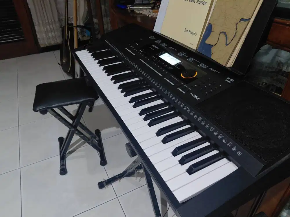 Keyboard Medeli M361 Bekas Lengkap Stand & Pedal Normal