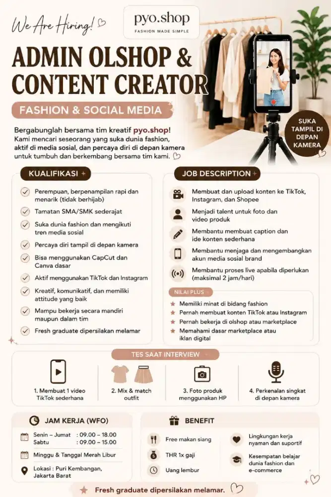 Admin & Content Creator