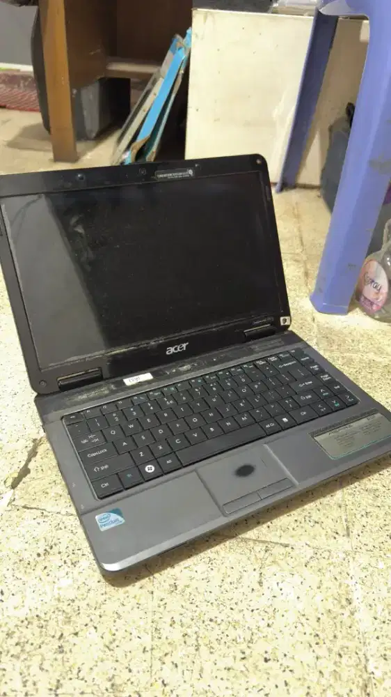Jual laptop Acer core duo kondisi mati