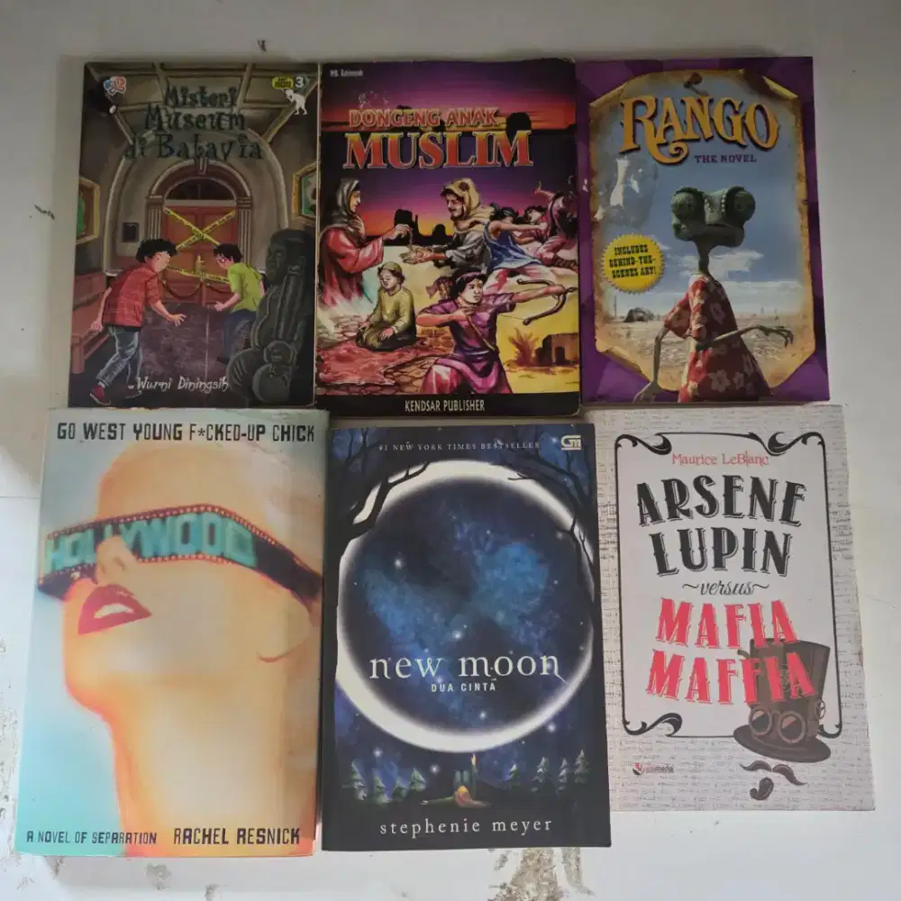 DIJUAL Bundle Buku Novel Fiksi