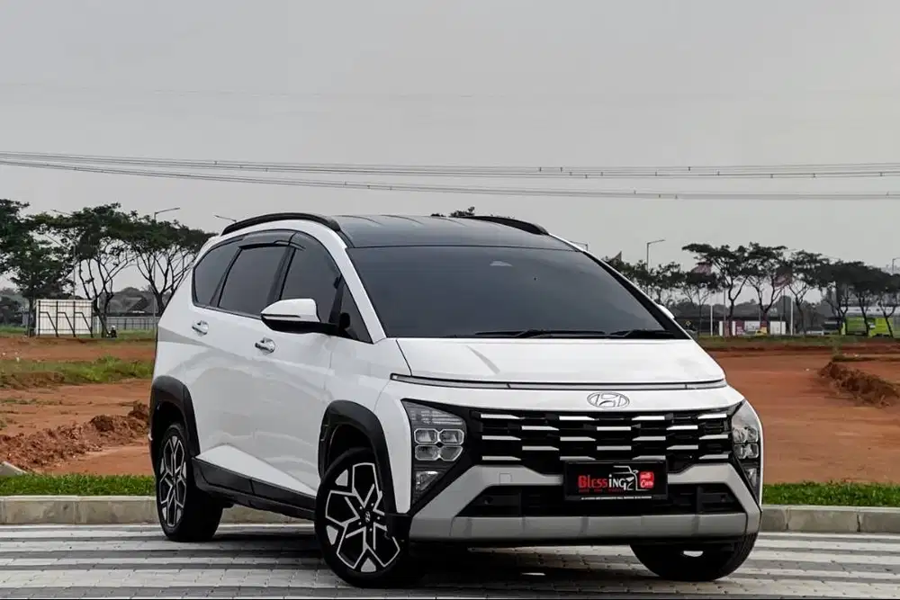 Hyundai Stargazer X 1.5 Prime AT Matic 2025 Putih mutiara, KM LOW!!!