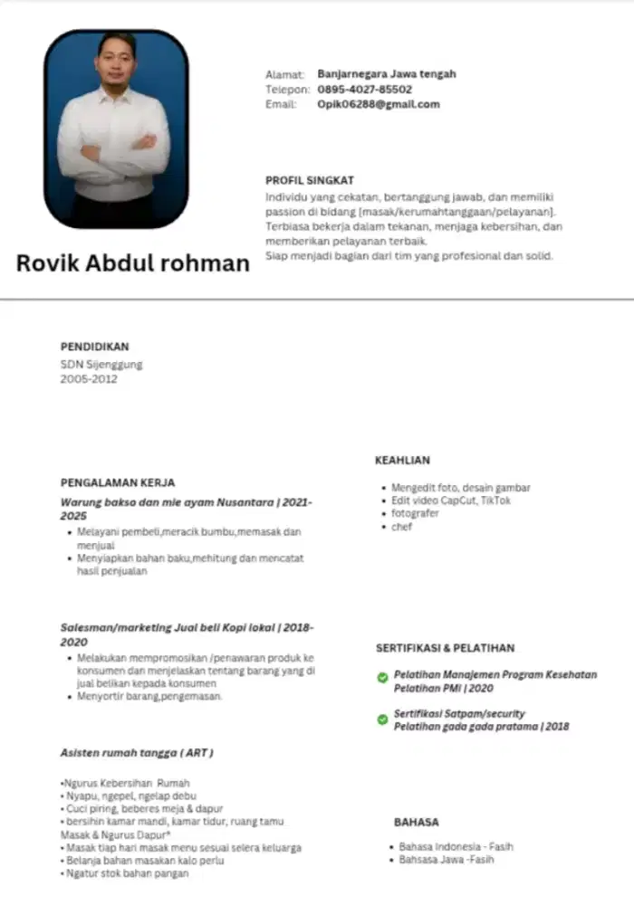 Mencari kerjaan