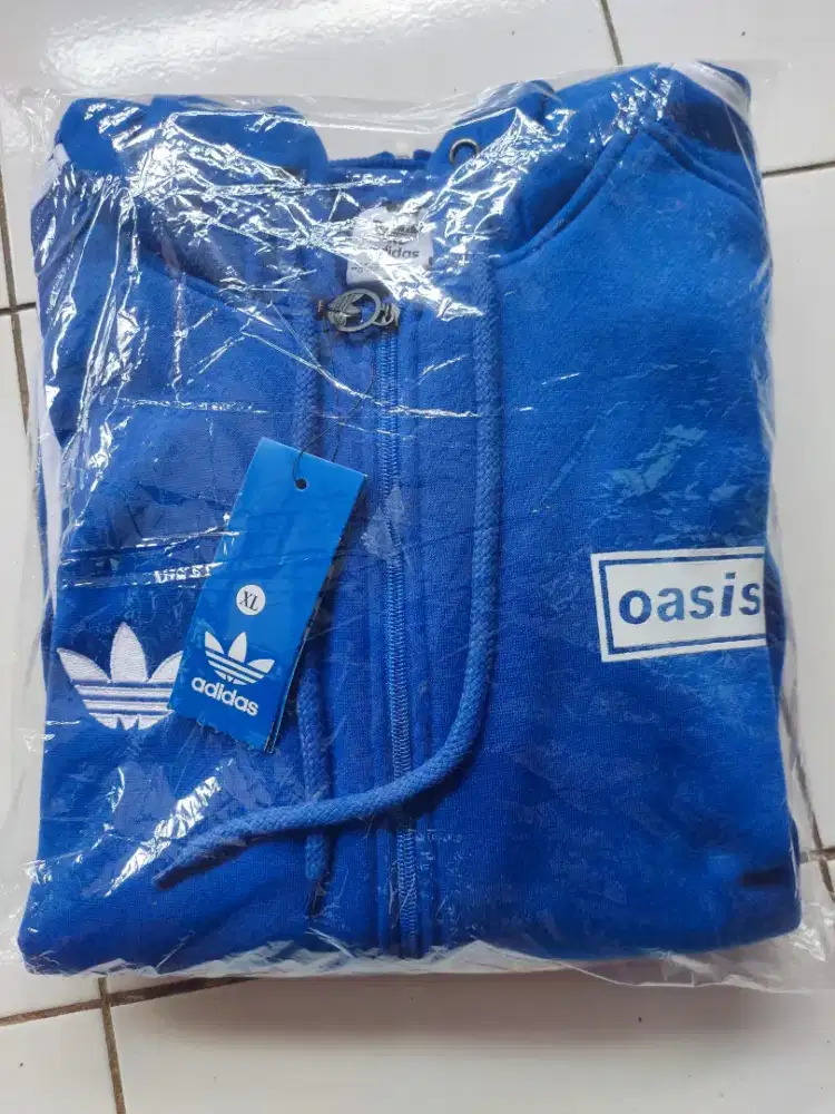 Hoodie Resleting Premium Adidas Oasis