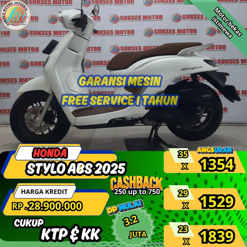 HONDA STYLO 160 ABS 2025 DP&ANGSURAN TERMURAHSYRT KTP&KK(SUKSESMOTOR)`
