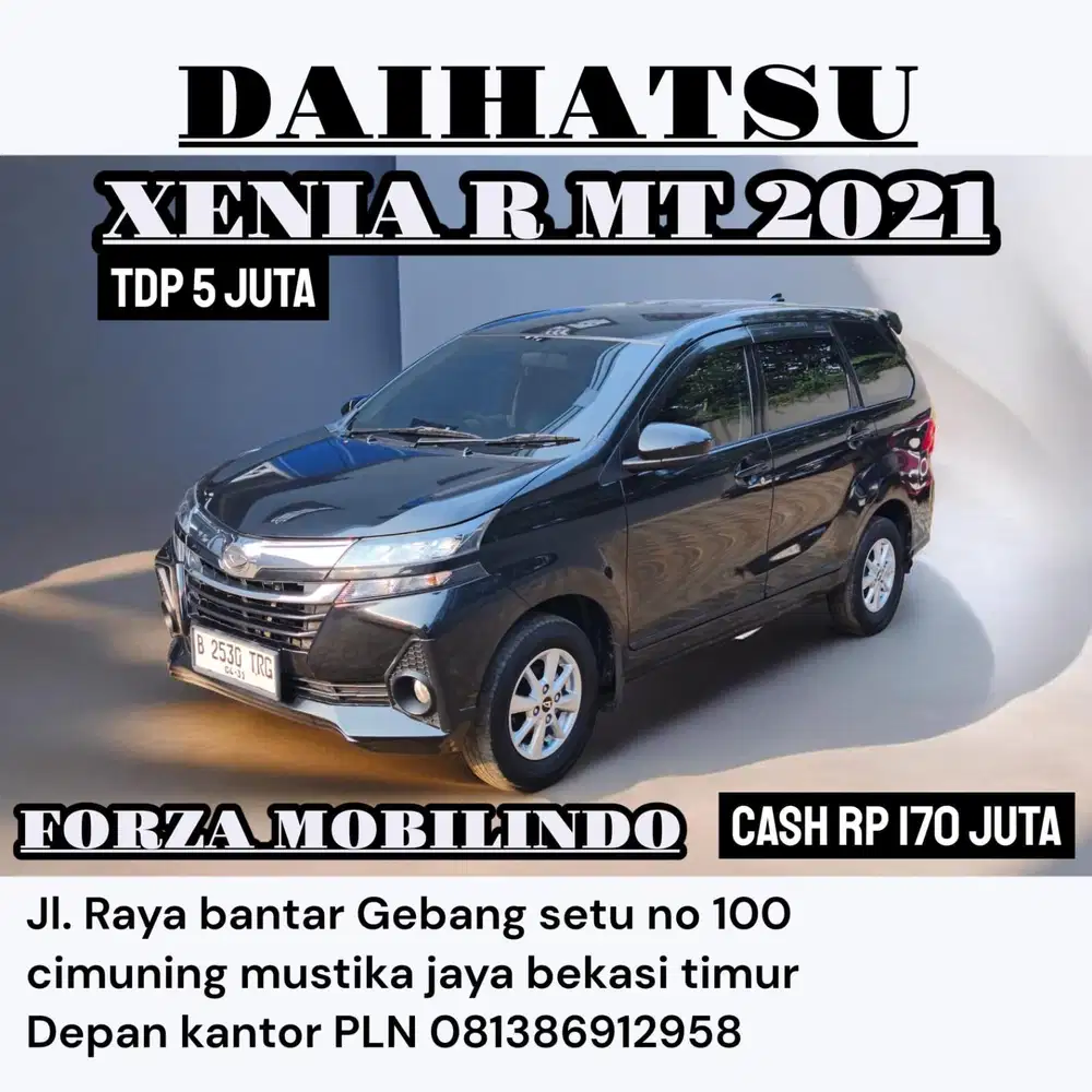 XENIA R MT 2021  DP 5 juta
