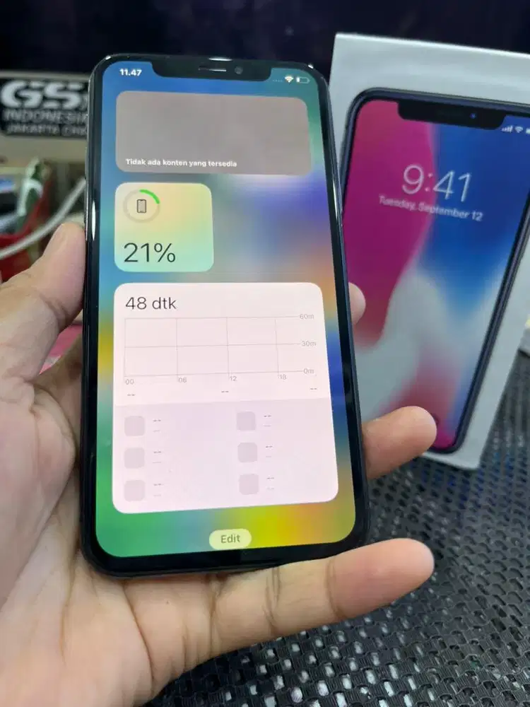 HP IPHONE X 256 GB PERMANEN KOMPLIT