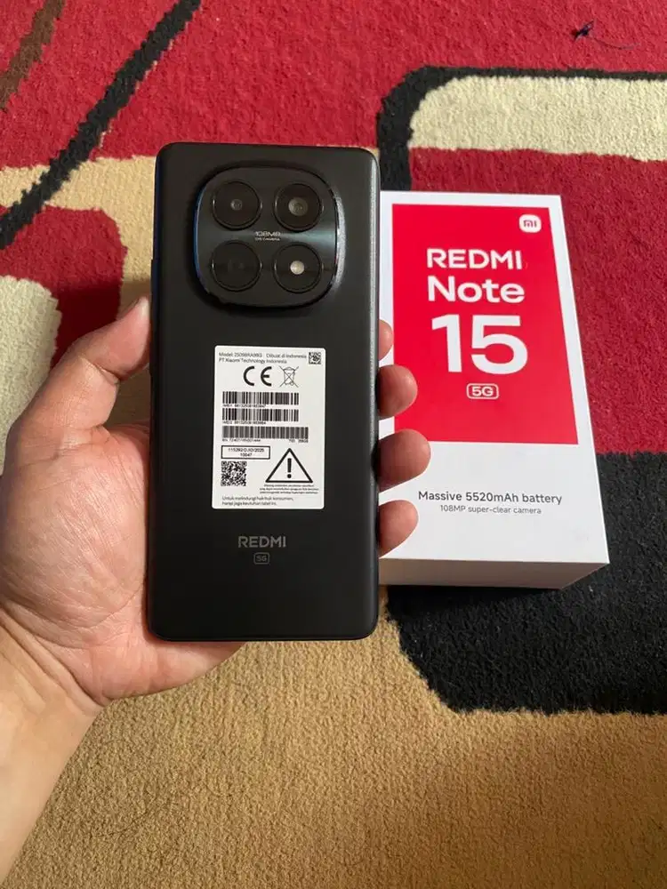 BISMILLAH REDMI NOTE 15 5G RAM 8/256 (BARU OPEN BOX)