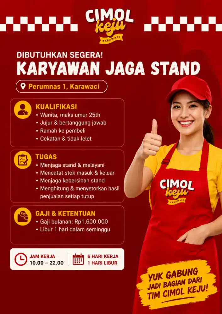 JAGA STAND CIMOL KEJU