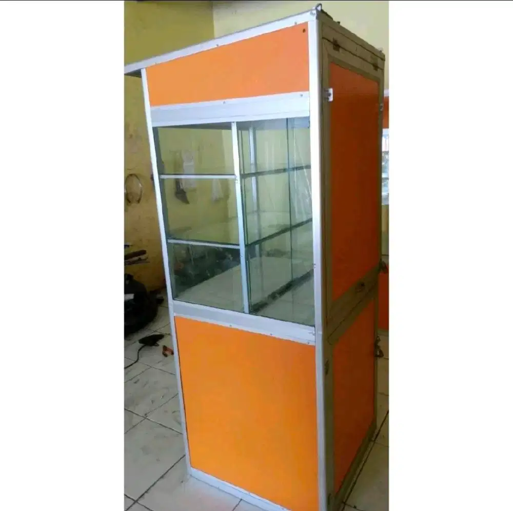 Etalase Gerobak Minimalis (Second)