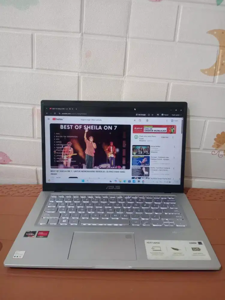Jual Laptop Asus ViVobook X415DAP Ryzen 3 ram 8 SSD Nvme 512
