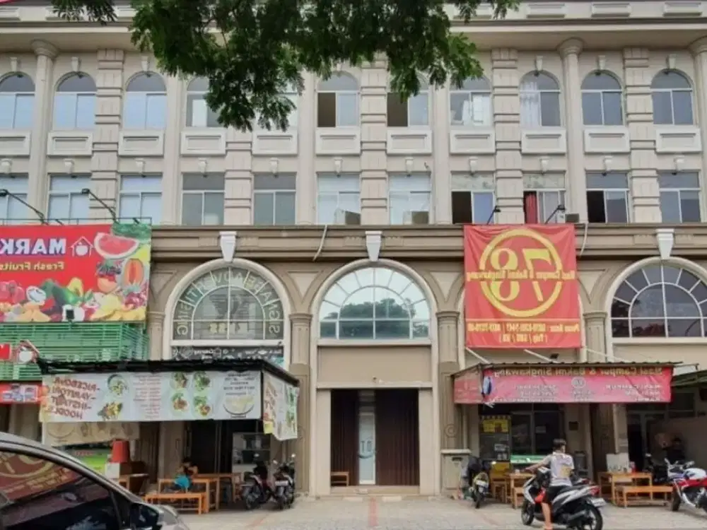 Disewa ruko green lake hadap jalan besar paling rame uk 67,5m2 at tangerang