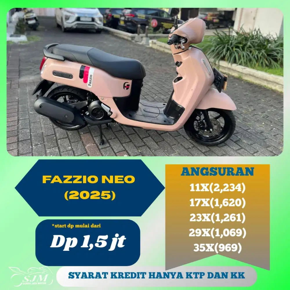 YAMAHA FAZZIO NEO 2025 SIAP PAKAI