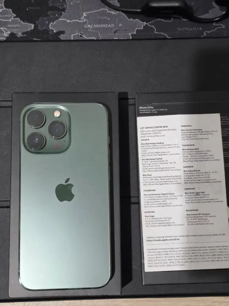 Iphone 13 pro 128 gb resmi ibox likenew