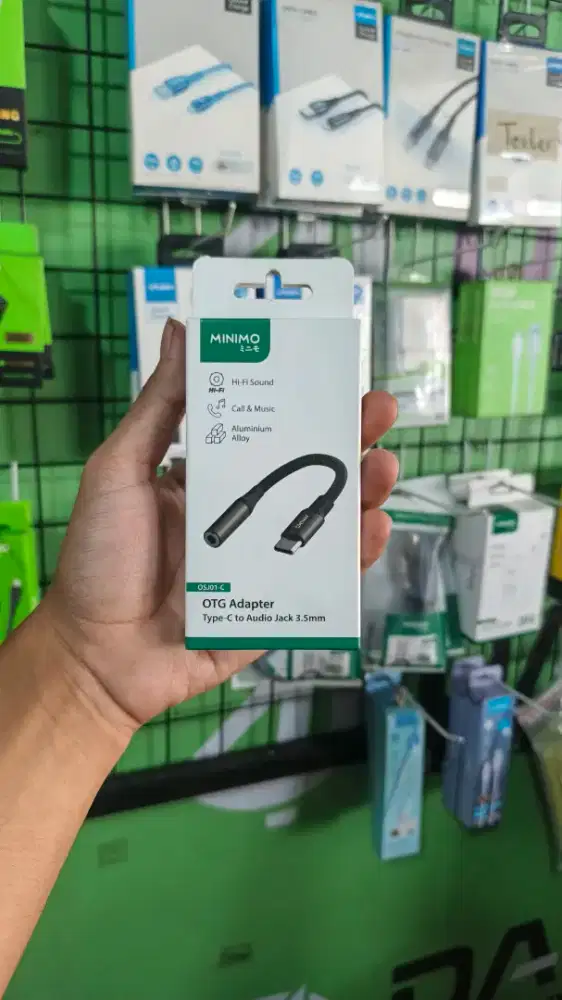 OTG DAPATER TYPE C TO JACK MINIMO OSJ01-C