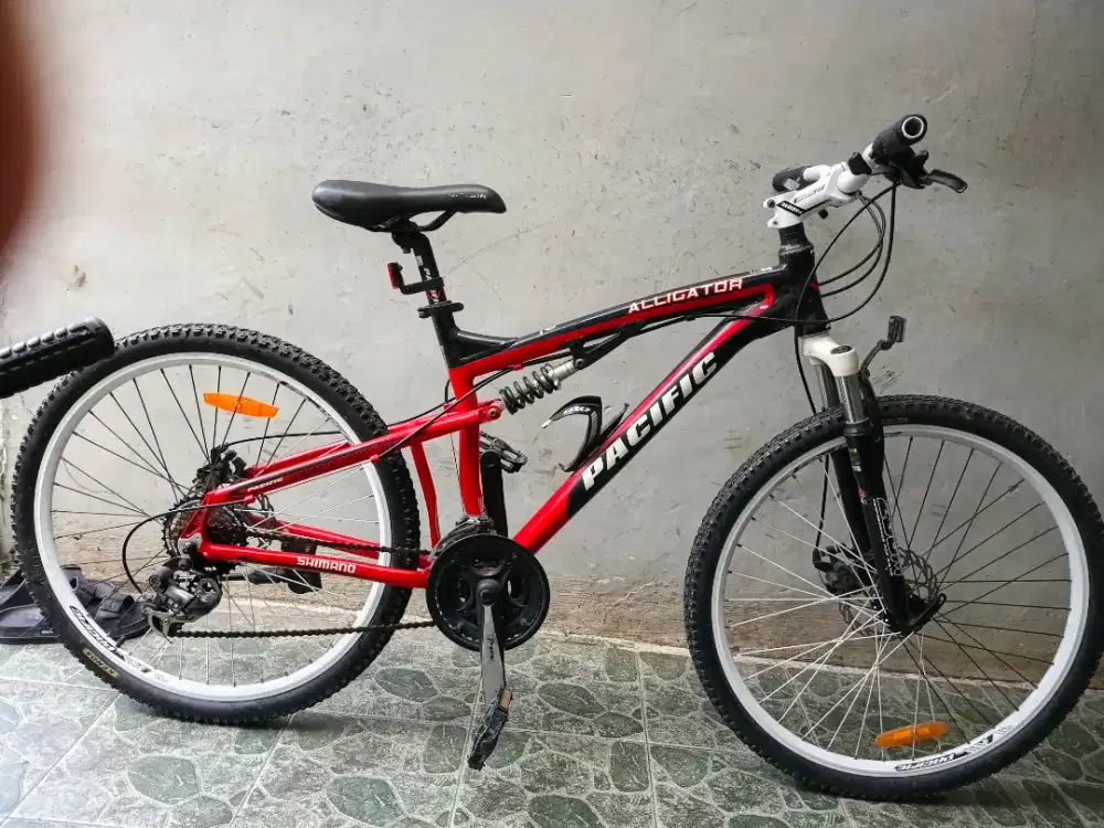 Mtb 26 pacific alligator fulsus dan full alloy.  Gress 99%