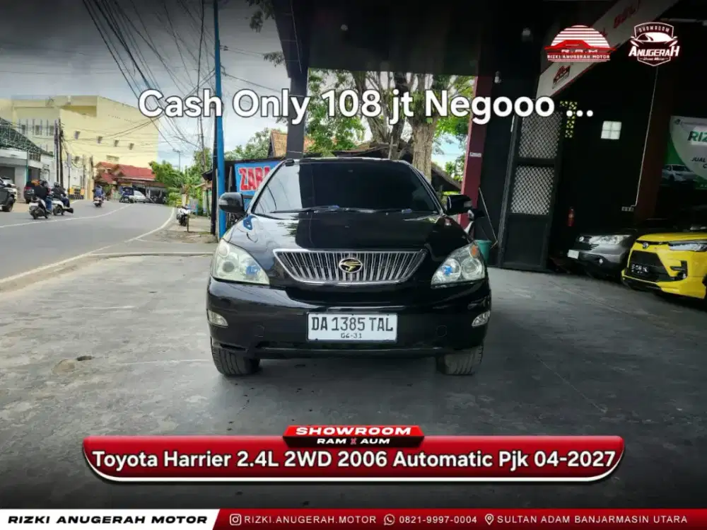 Toyota Harrier 2.4L 2WD 2006 Automatic AT