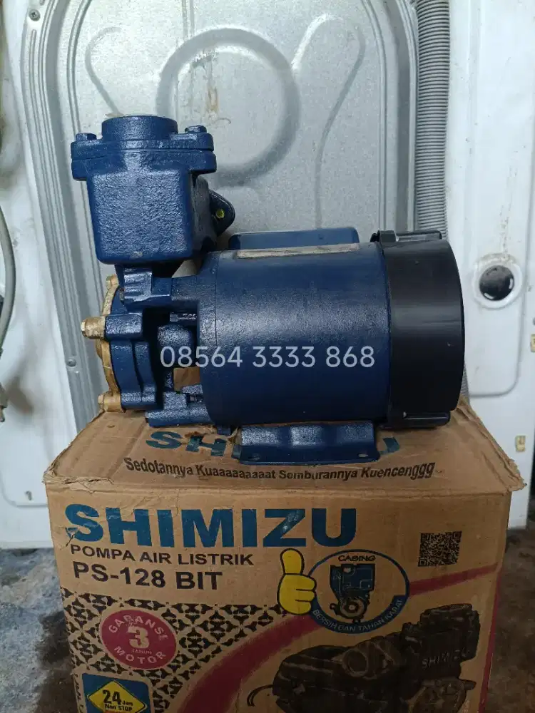 Pompa air shimizu ps 128 bit siap pasang bs tukar tambah pompa mu rsk