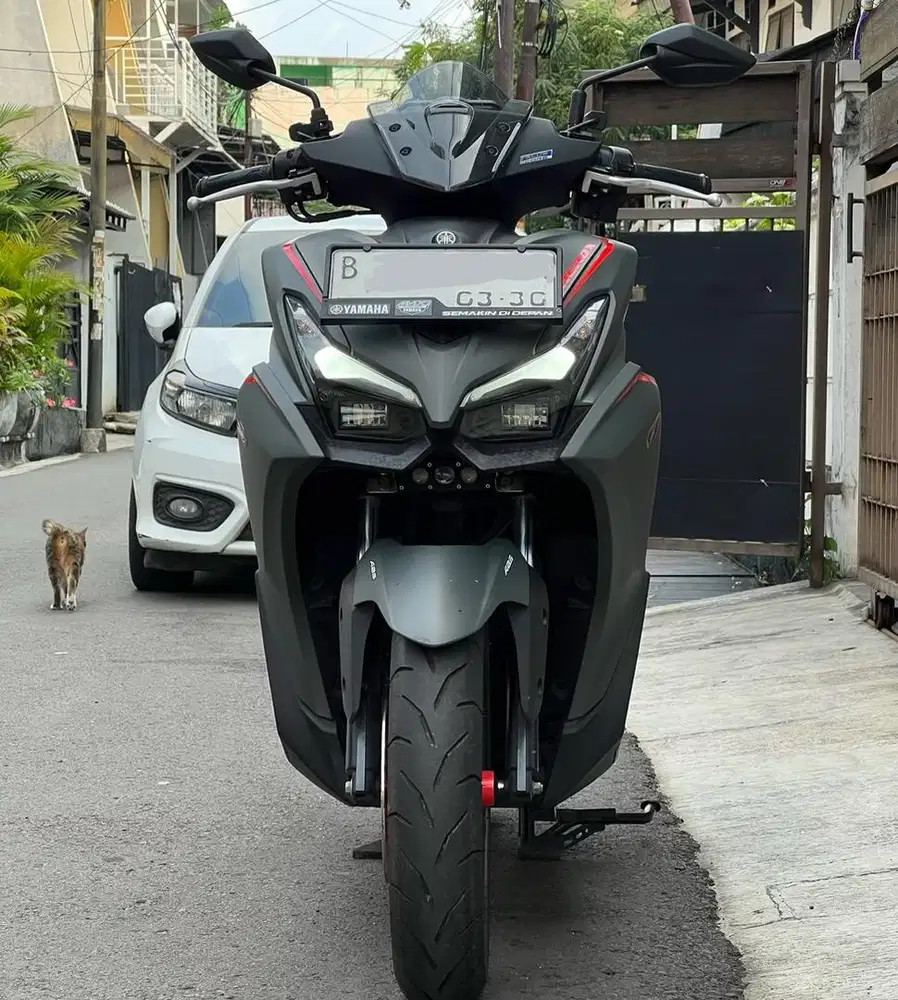 Yamaha MT25 new low KM 14rb alien face hitam 2020 mt-25