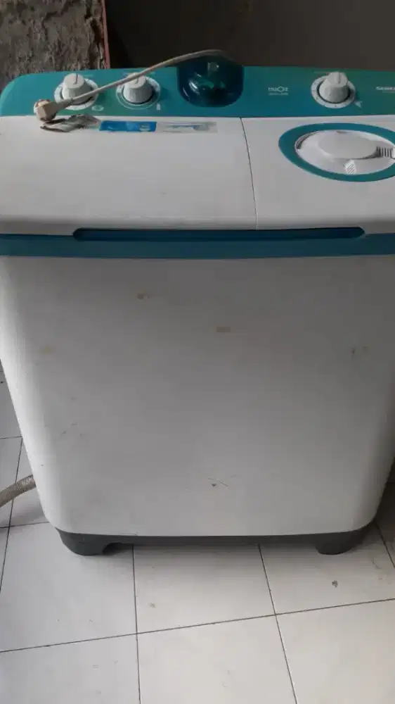 Mesin Cuci Sanken 2 Tabung 8Kg