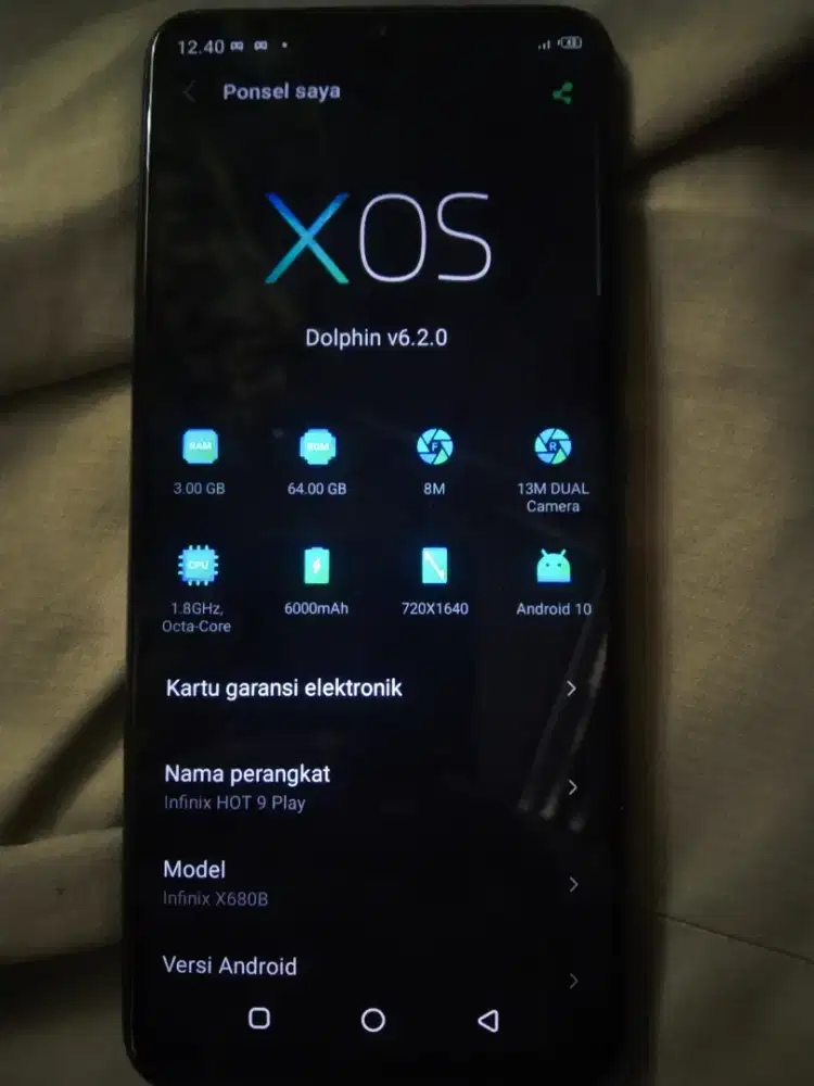Infinix hot 9 play