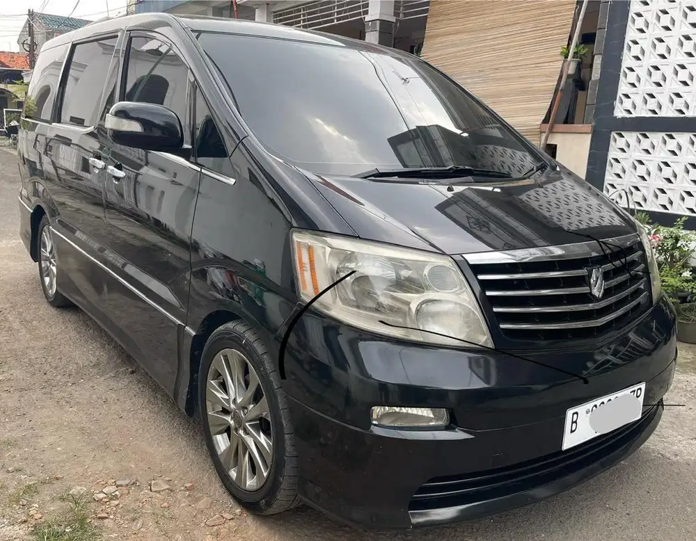 Toyota Alphard 2.4 G AT 2005|Semua Fungsi Normal|Surat2 lengkap faktur