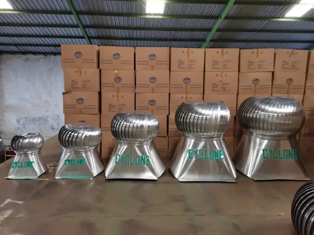 Cyclone turbine ventilator