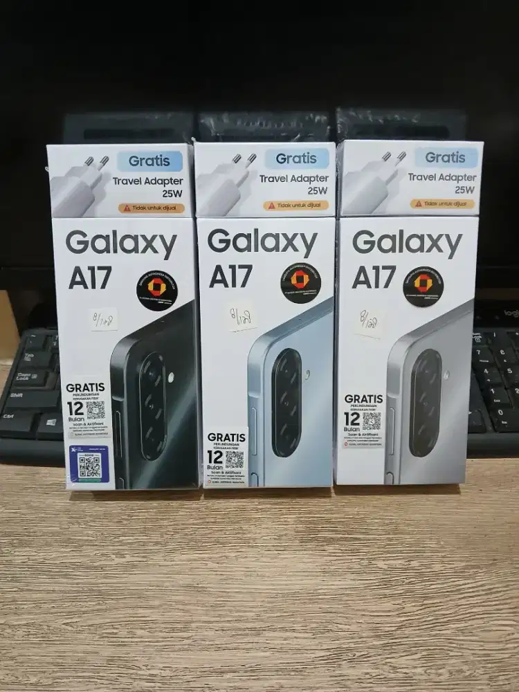 Samsung A17 LTE 8+8/128GB,50MP OIS, Baru fresh segel Garansi resmi