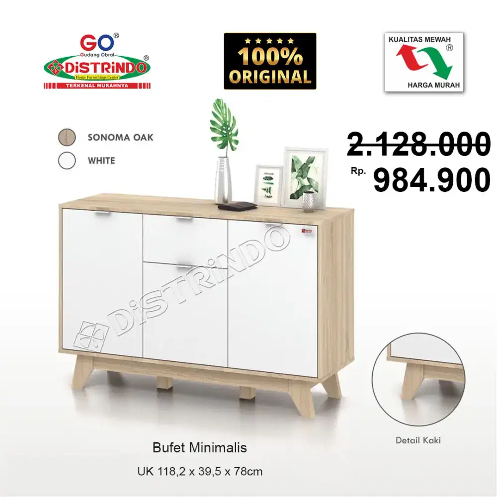 Bufet Sideboard Minimalis Promo Murah Gratis Ongki