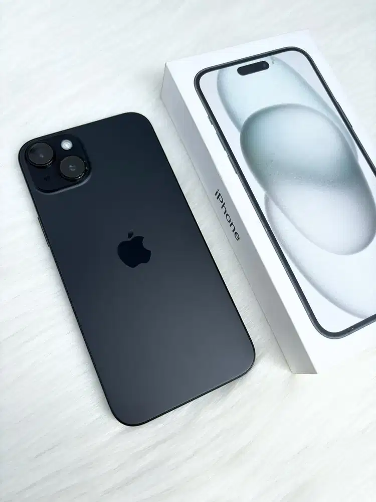 Iphone 15 plus 128gb black, resmi