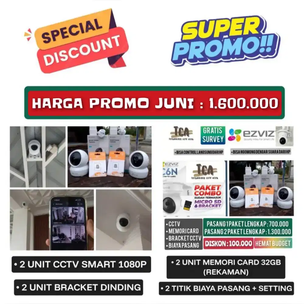 PROMO SMART CCTV EZVIZ INDOOR