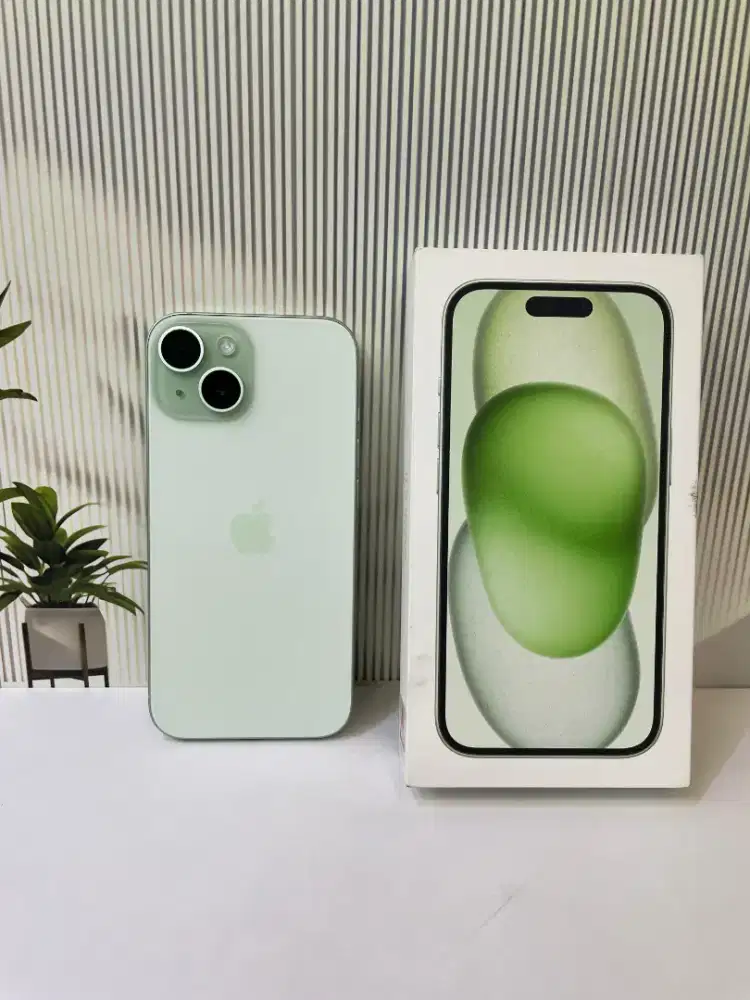 Iphone 15 128gb green ibox fullset mulus