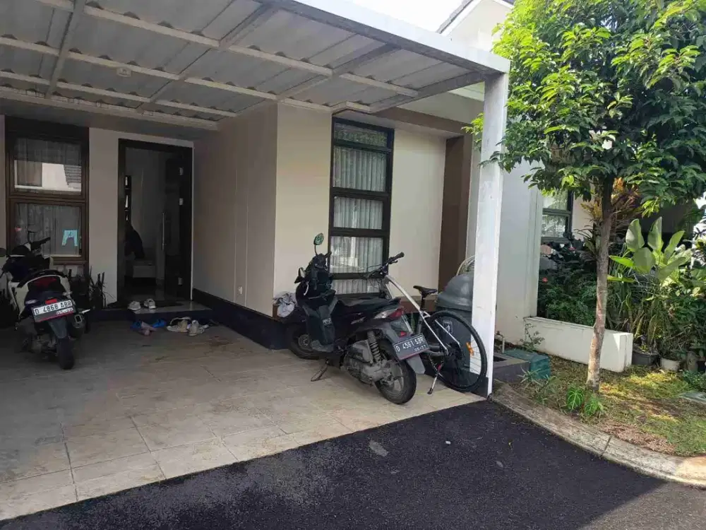 Rumah siap huni selangkah ke kampus telkom berikut furnished