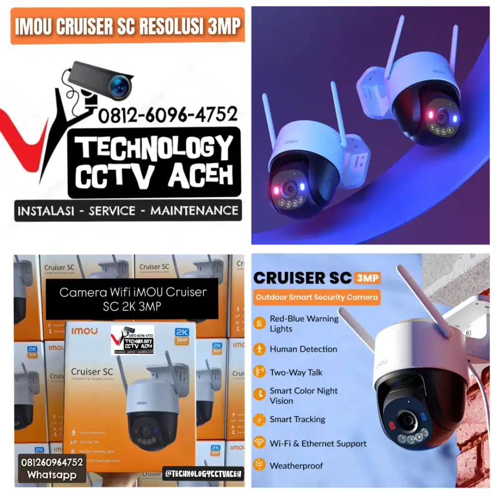 SMART CCTV OUTDOOR 3MP IMOU