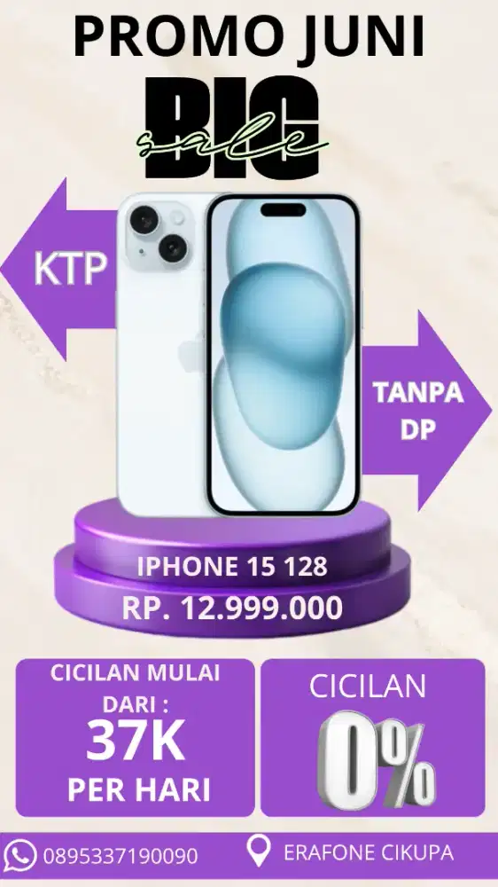 Iphone 15 128 kredit murah