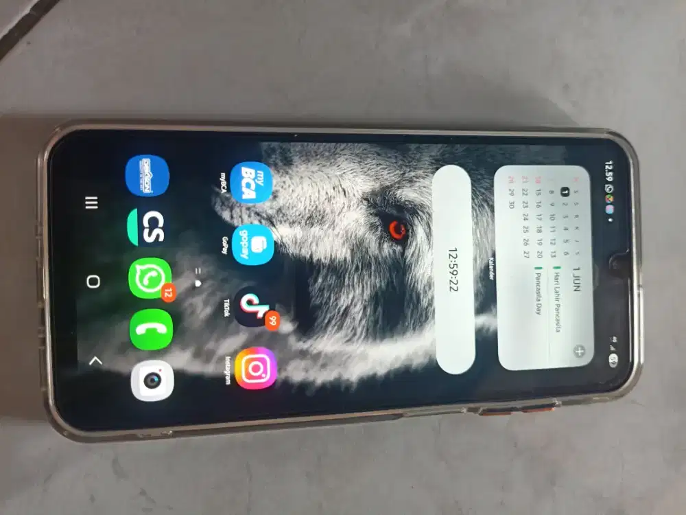 Samsung a17 hitam 8/128