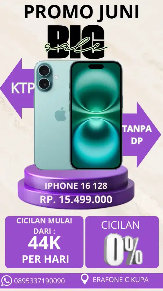 Iphone 16 kredit murah