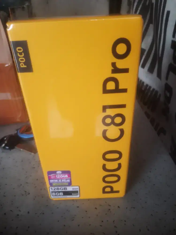 hp poco C81 PRO Ram 4/128gb ram hingga 8gb warna black