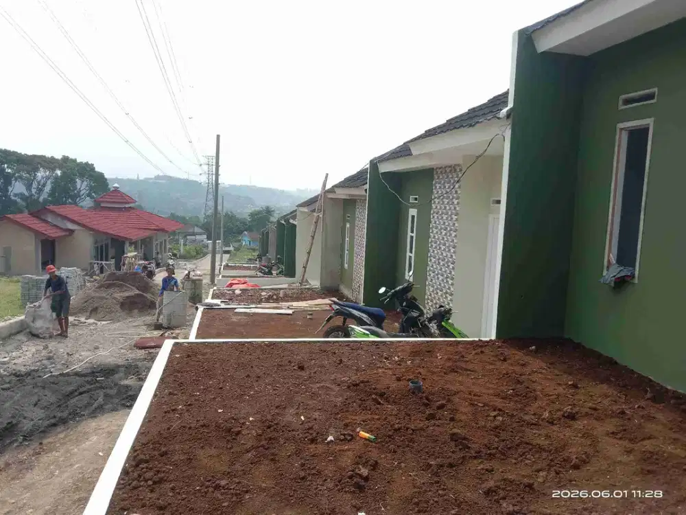 Hunian Subsidi Dengan Bangunan Sudah Full Dapur Di Parung Kuda Sukabumi.