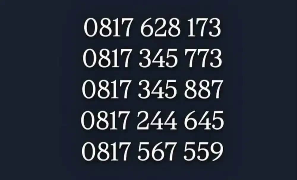 NOMER XL CANTIK PRIORITAS 10 DIGIT