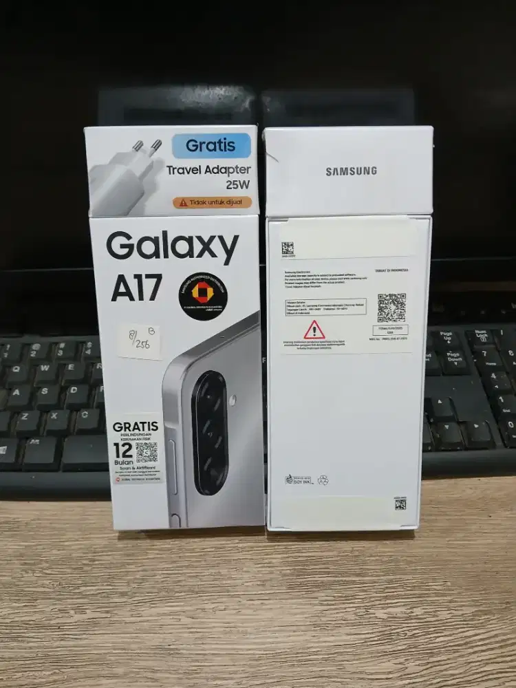 Samsung A17 LTE 8+8/256,50MP OIS Baru fresh segel Garansi resmi